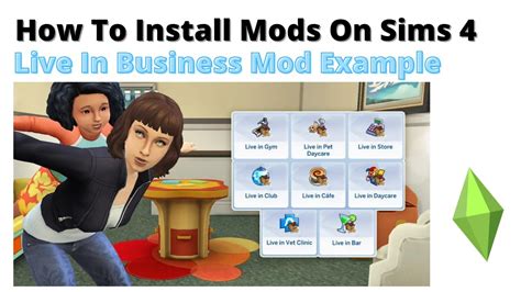 How To Install The Live In Business Mod For Sims 4 2022 Youtube