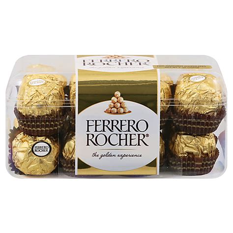 Ferrero Rocher Fine Hazelnut Chocolates 7 Oz Box Chocolate Foodtown