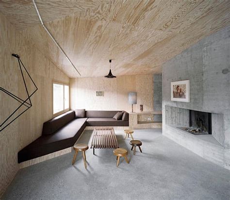 35 Captivating Living Room Designs With Concrete Wall