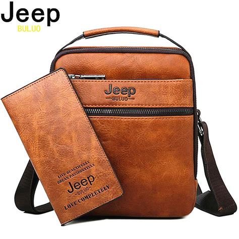 Jeep Buluo High Quality Man Bag Simple Style New Men Messenger Shoulder