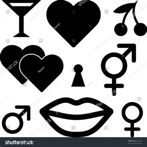 Love Sex Emblems Sexy Erotic Symbols 스톡 벡터 로열티 프리 80355256 Shutterstock