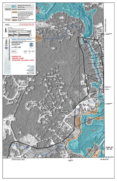 Fema Lomr Flood Maps Effective 11518 Town Of Exeter New Hampshire