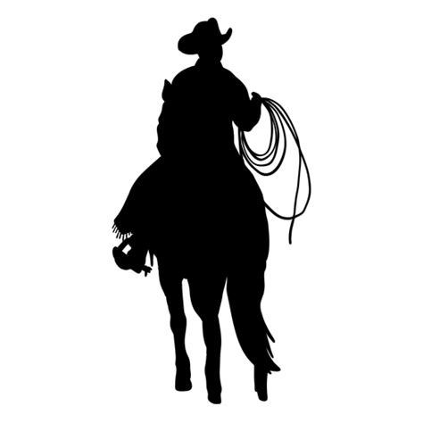 Cowboy Silhouette Png