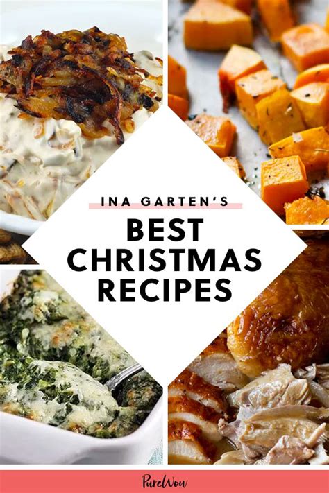 Christmas is a time of desserts. Ina Garten's 19 Best Christmas Recipes of All Time | Best christmas recipes, Food network ...