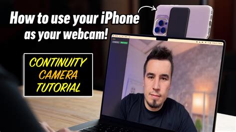 How To Use Your Iphone As Your Webcam On Your Mac Youtube