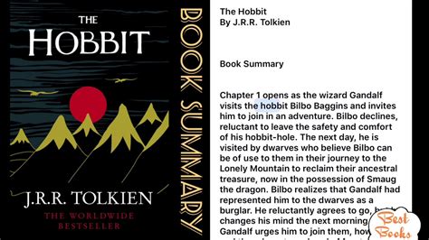 The Hobbit Jrr Tolkien Book Summary Youtube