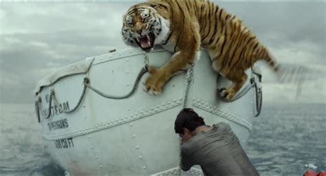 The story of an indian boy named pi, a zookeeper's son who finds himself in the company of a hyena, zebra, orangutan, and a bengal tiger after a shipwreck sets them adrift in the pacific ocean. Life-of-Pi-235