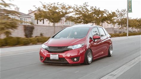 Slammed Honda Fit 3rd Gen 4k Youtube