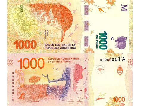 Billete De Pesos Argentinos