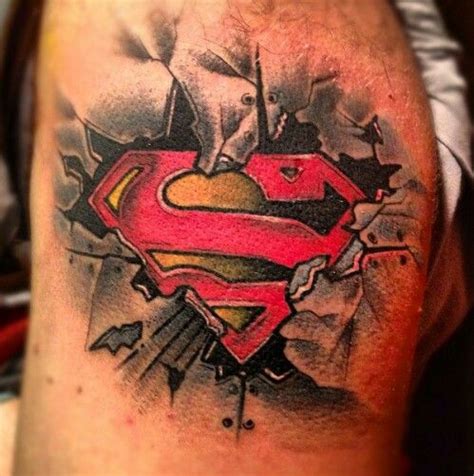 Amazing superman tattoos for men. Superman Tattoos for Men - Ideas and Inspiration for Guys