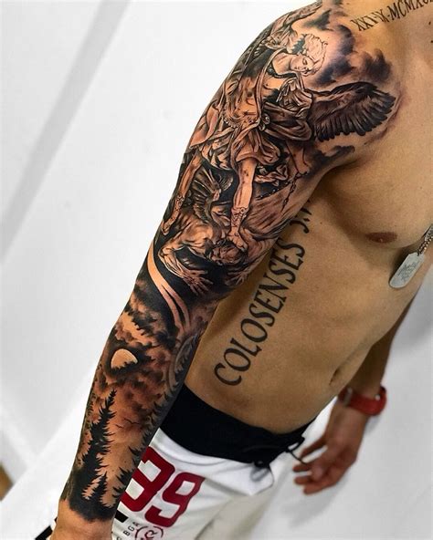 Badass Sleeve Tattoos Half Sleeve Tattoos For Guys Tribal Sleeve