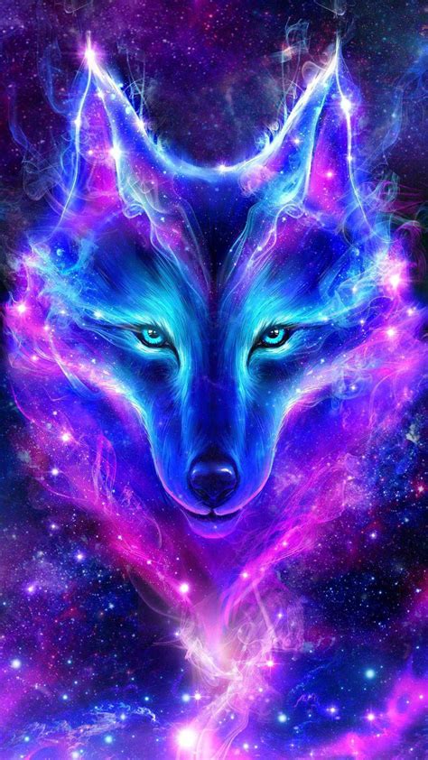 Galaxy Wallpaper Anime Alpha Mystical Wolf Mystical Galaxy Wolf