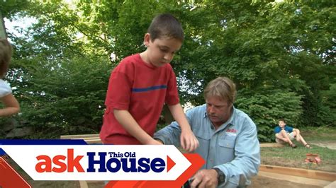 How To Build A Sandbox Projects For Kids Ask This Old House Youtube
