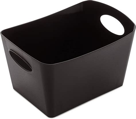 Koziol Storage Box Boxxx 1l Solid Black 1 Litre Bigamart