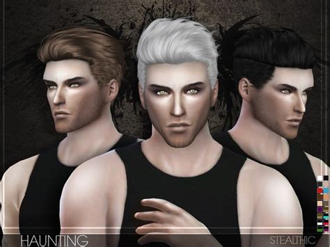 Stealthic Haunting Male Hair Sims 4 Mod Download Free