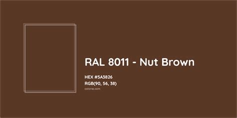 About Ral Nut Brown Color Color Codes Similar Colors And