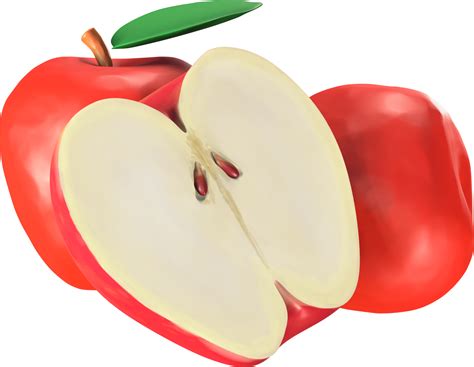 3d Apple Fruit Illustration 17225626 Png
