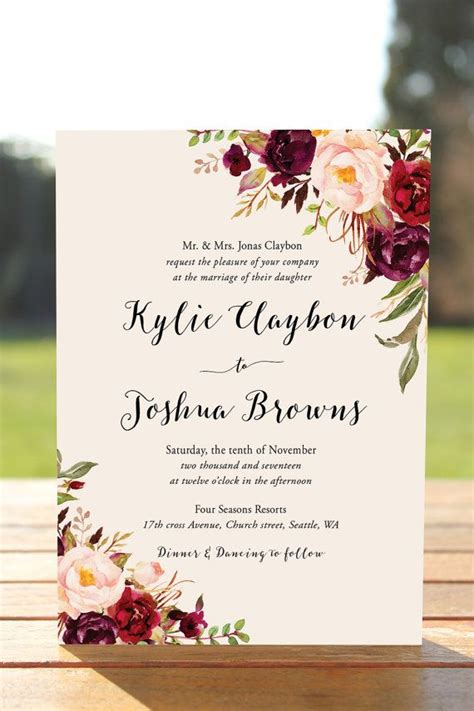 Download, print or send online with rsvp for free. Wedding Invitation Card Sample ~ Wedding Invitation Collection