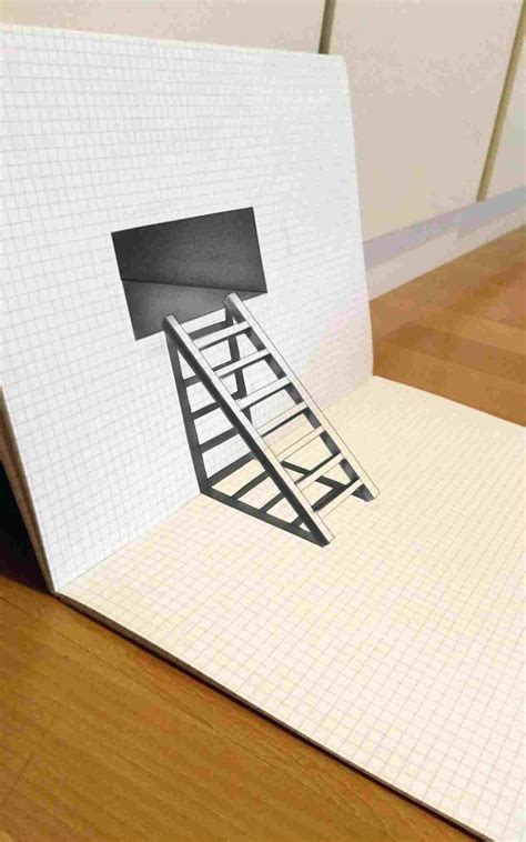 Drawing 3d stairs step by step. 3d Stairs Drawing at PaintingValley.com | Explore ...