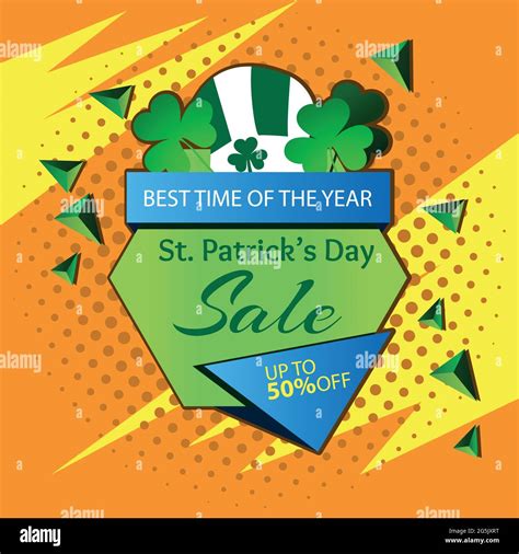 St Patrick S Day Sale Banner Designs For Posters Backgrounds Cards