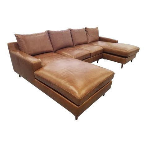 Brown Leather U Shaped Sectional Sofa U Shaped Sectional Sofa Large