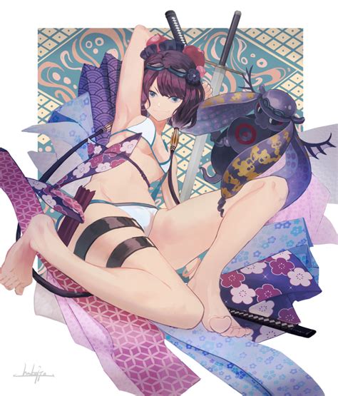 Katsushika Hokusai Fate Katsushika Hokusai Swimsuit Saber Fate Tokitarou Fate Fate