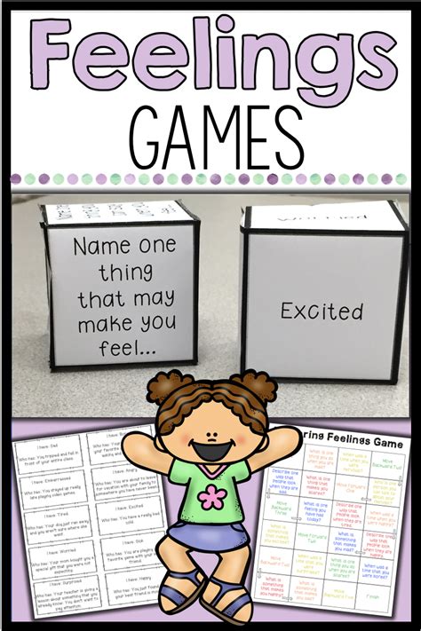 Feelings Games For Kids Emotions Preschool Social Emotional