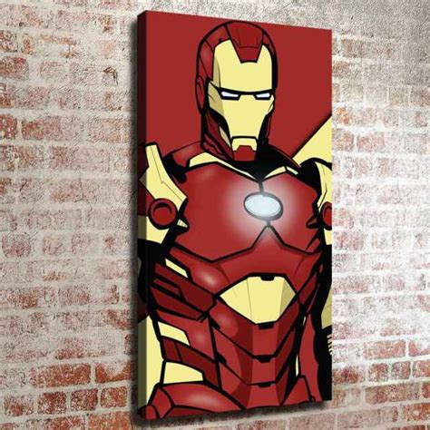 12x22iron Man Picture Hd Canvas Print Painting Home Decor Wall Art