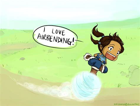 Korra Learns Airbending By Per Chance On Deviantart Avatar Aang