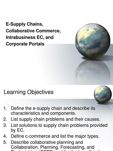 E Supply Chain Management Supply Chain Management Supply Chain