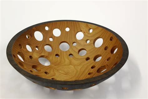 Ebonized Cherry Wooden Fruit Bowl | Holland Bowl Mill These products come with iso, fda, lfgb certifications.