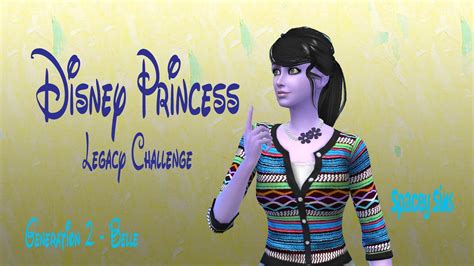 The Sims 4 Disney Princess Challenge Generation 2 Part 25 Youtube