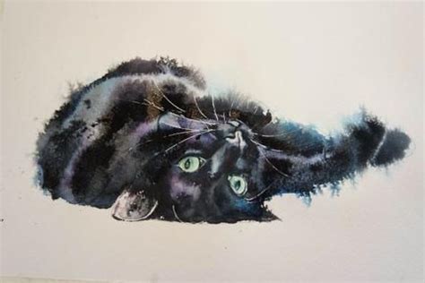 In honor of black cat appreciation day, here is the huge fiv+ void floof we are bringing home with us. Pin on Cat artwork