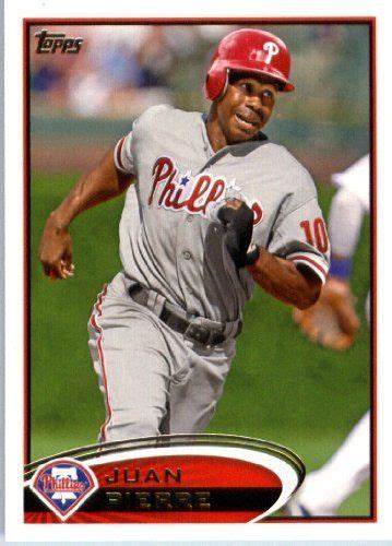 Baseball cards > sets > 2012 topps (706). 2012 Topps Baseball Card #658 Juan Pierre - Philadelphia Phillies - MLB Trading Card by Topps ...