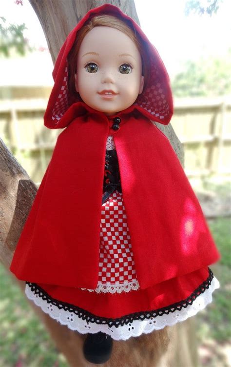 145 Doll Clothes Little Red Riding Hood Costume For American Girl A66