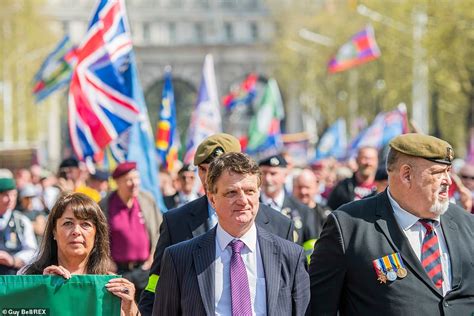 British Army Veterans March On London And Cities Across Uk To Protest