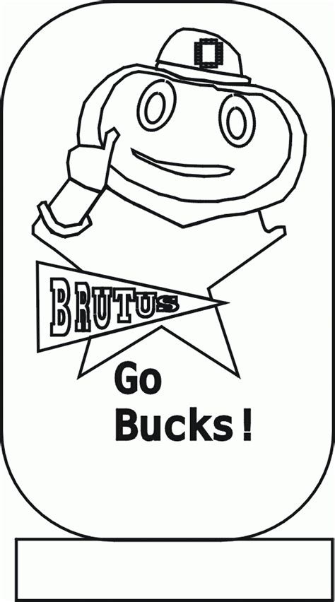 Ohio State Buckeyes Coloring Pages Coloring Pages
