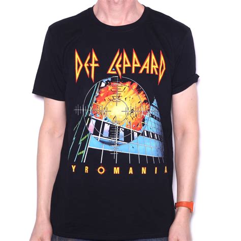 Def Leppard T Shirt Pyromania 100 Official Vintage Rock T Shirts