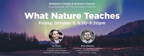 What Nature Teaches Bethlehem College And Seminary
