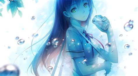 Girl Anime Glass Wallpaper Hd Anime 4k Wallpapers Images And Background Wallpapers Den