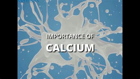 importance of calcium in human body youtube