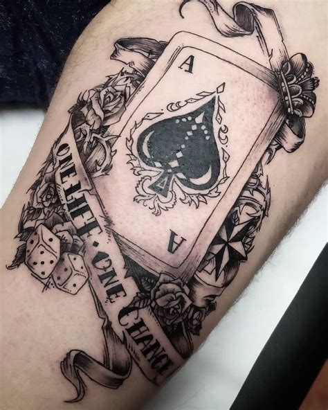 top 125 ace of spades forearm tattoo
