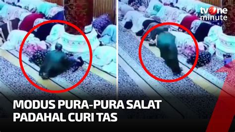 Waspada Wanita Ini Berkali Kali Curi Tas Saat Salat Di Masjid Al Hakim