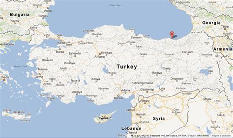 Trabzon On Map Of Turkey World Easy Guides