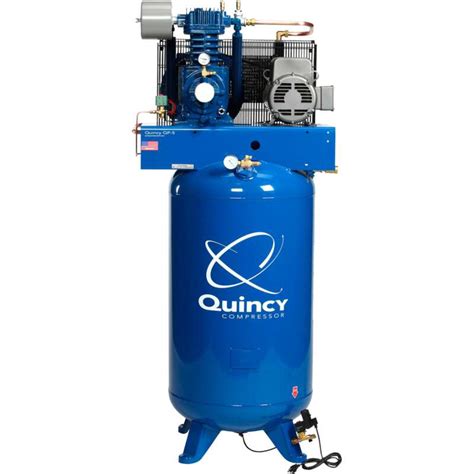 Quincy Qp Max Pressure Lubricated Reciprocating Air Compressor 5 Hp 460