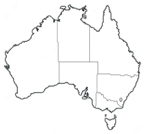 Southerncoloradoonline.com best toronto area map, source : Blank Map Of Australia Printable | Printable Maps