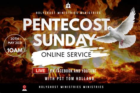 Copia De Pentecost Sunday Flyer Postermywall