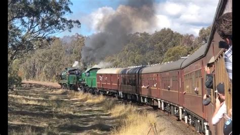 Australian Steam Trains 3642 Farewell Tour To Moss Vale Youtube