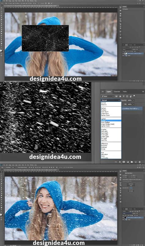 How To Create Snow In Photoshop Make Realistic Snow In Photoshop