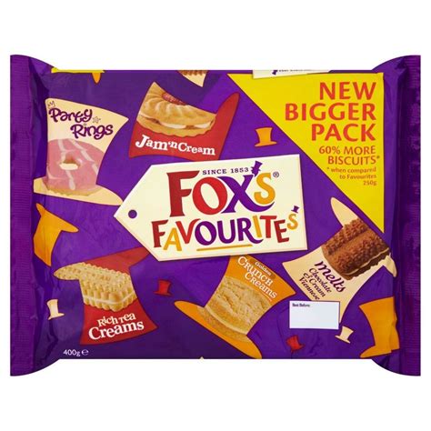 Foxs Assortiment De Biscuits Favourites Lot De 2 Boîtes De 400 G